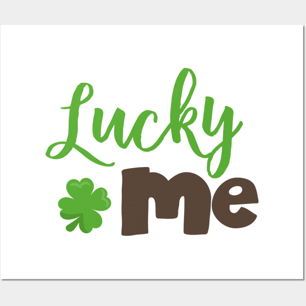 Saint Patrick's Day, Lucky Clovers, Lucky Me Wall Art by Jelena Dunčević